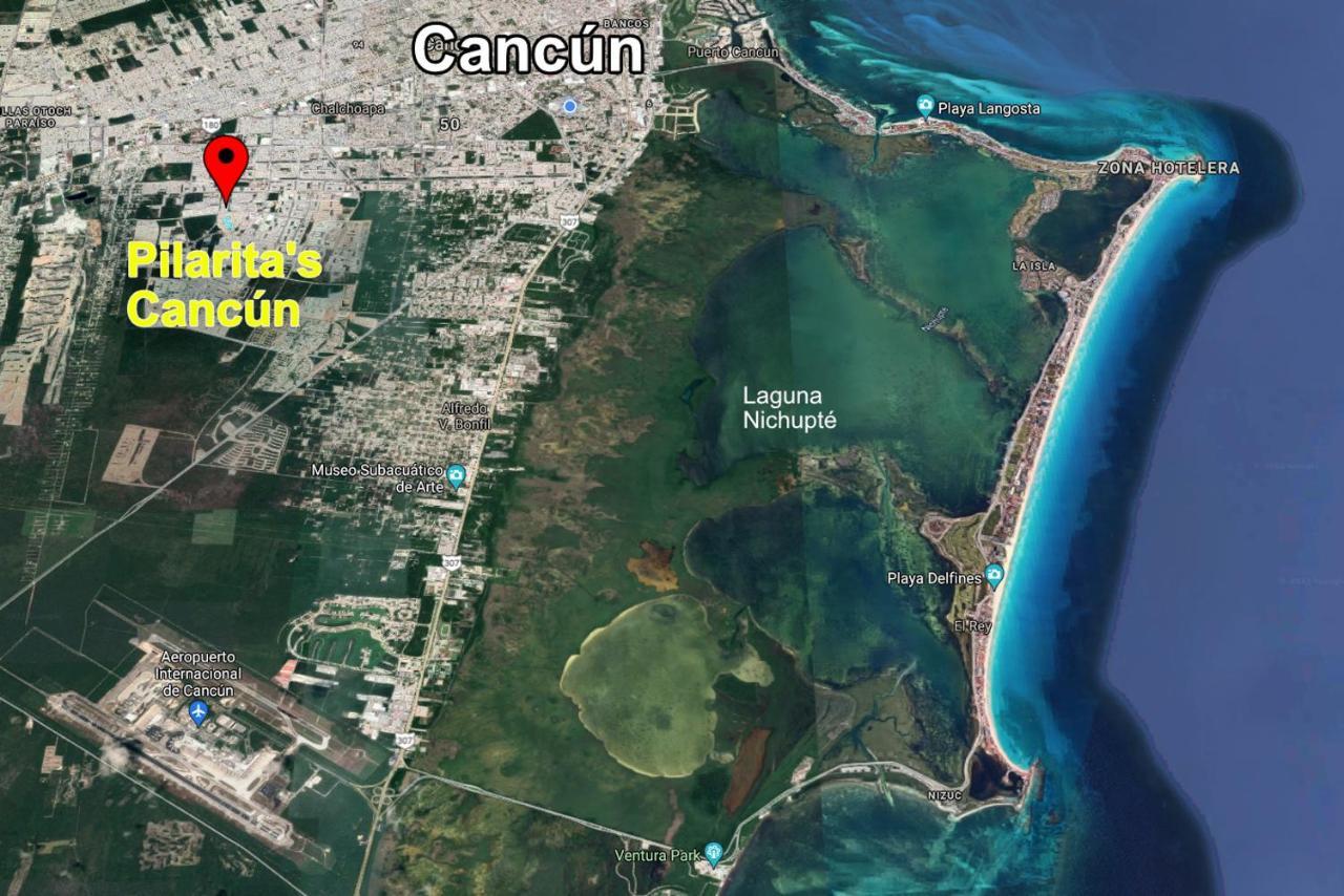 Escape Al Caribe Con Una Vista Impresionante En Pilarita'S Dream Lagoons كانكون المظهر الخارجي الصورة